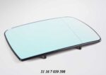 Door Mirror Glass BMW E53 X5 Heated & Aspherical Right auto part product photo