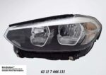 Headlamp Assembly BMW G01 G02 X Series Pre Lci Models LED Technology Left auto part product photo