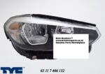 Headlamp Assembly BMW G01 G02 X Series Pre Lci Models LED Technology Right auto part product photo