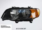 Headlamp Assembly BMW E53 X5 Series Halogen Pre Facelift Left auto part product photo