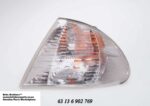 Front Indicator BMW E46 3 Series Pre Facelift White Left auto part product photo