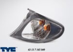 Front Indicator BMW E46 Facelift White & Black Left auto part product photo
