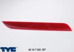 Reflector BMW F30 F32 F33 F36 Series Standard Bumper Pre Lci Models Left - main product image