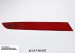 Reflector BMW G01 X3 Series Standard Bumper Rear Left - main product image