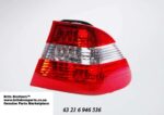 Rear Lamp BMW E46 3 Series Sedan White & Red Facelift Right auto part product photo