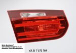 Rear Lamp BMW F30 3 Series Sedan Pre Lci Models Boot Lid Left auto part product photo