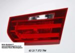 Rear Lamp BMW F30 3 Series Sedan Pre Lci Models Boot Lid Right auto part product photo
