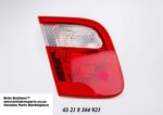 Tail Lamp BMW E46 3 Series Sedan Amber & Red Pre Facelift Left - main product image
