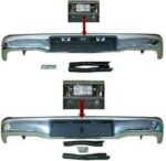 Toyota Hilux D4d Rear Chrome Bumper auto part product photo