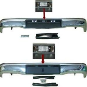 Toyota Hilux D4d Rear Chrome Bumper auto part product photo