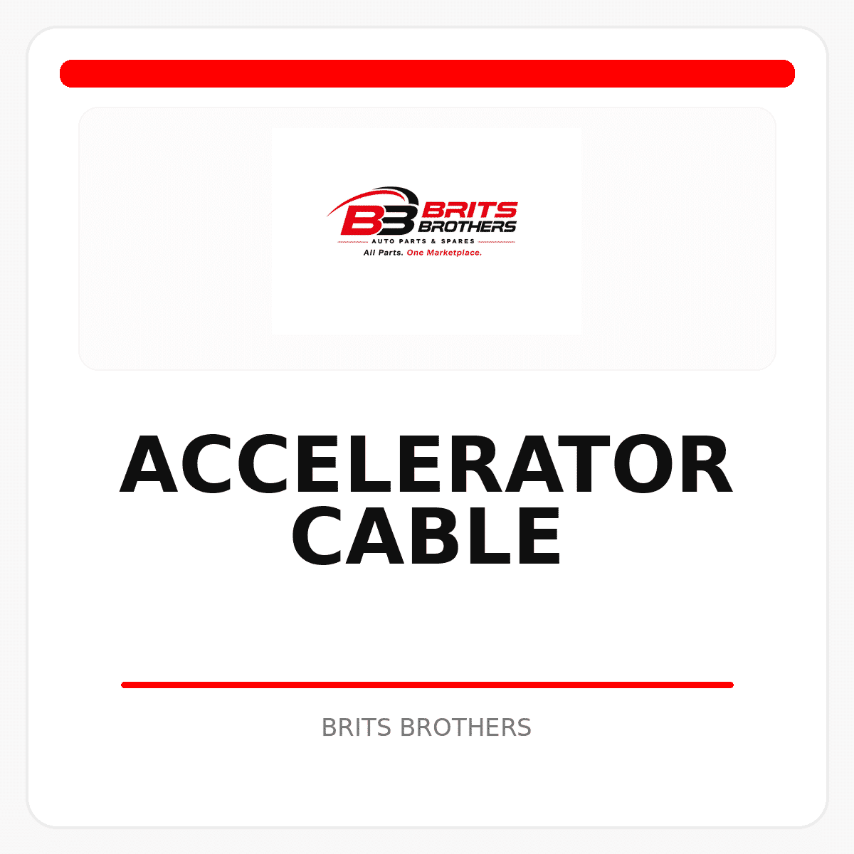 Accelerator Cable