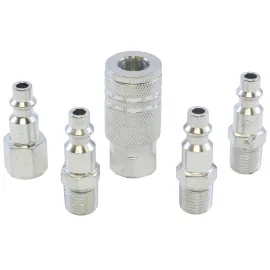 Mac AFRIC 5 Pcs 1 4″ Bsp Galvanised Zinc Coupler Set auto part product photo