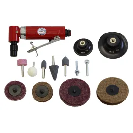 Mac AFRIC Angle Air Die Grinder With Sanding Pad + Stones auto part product photo
