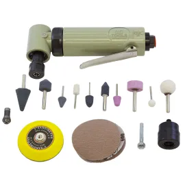 Mac AFRIC 28 Pcs Angle Air Die Grinder Kit 1 4″ In 6 Mm auto part product photo