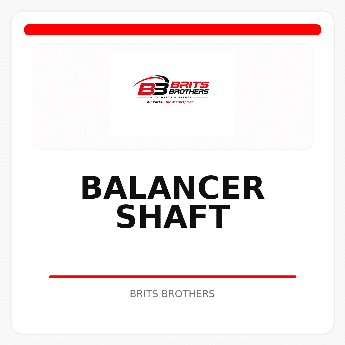 Balancer Shaft