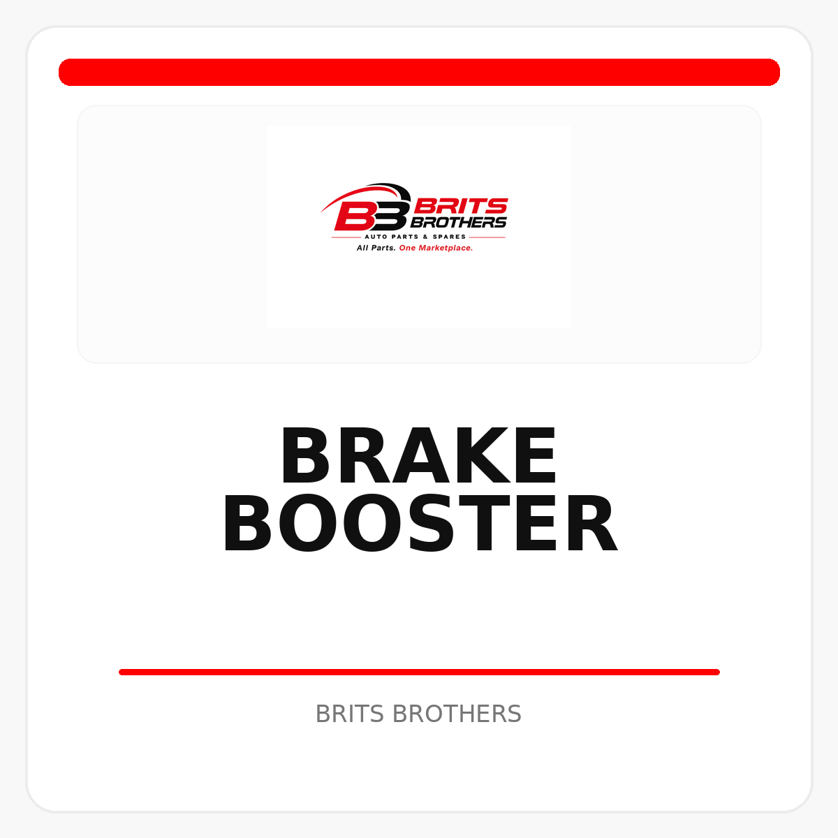 Brake Booster