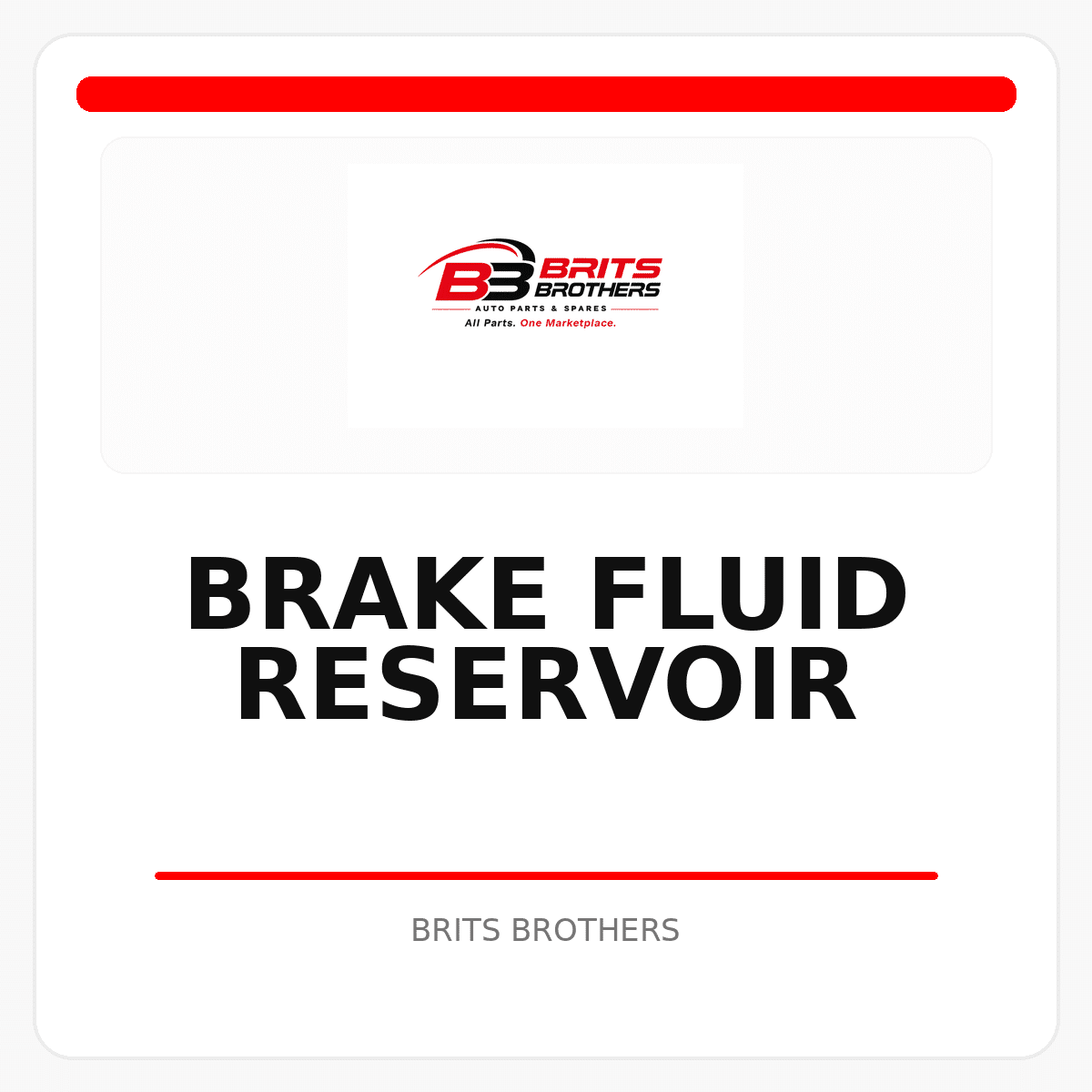 Brake Fluid Reservoir