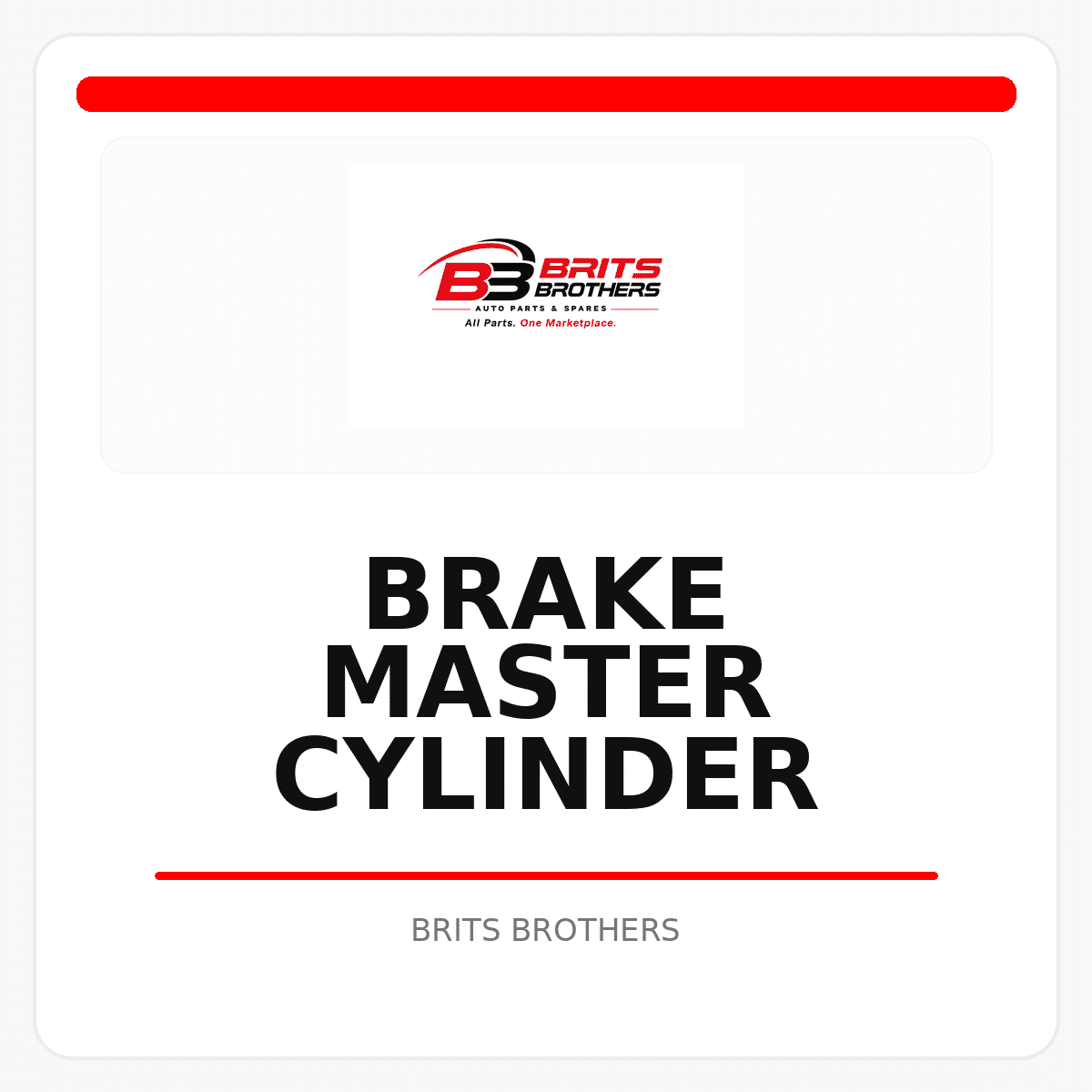 Brake Master Cylinder