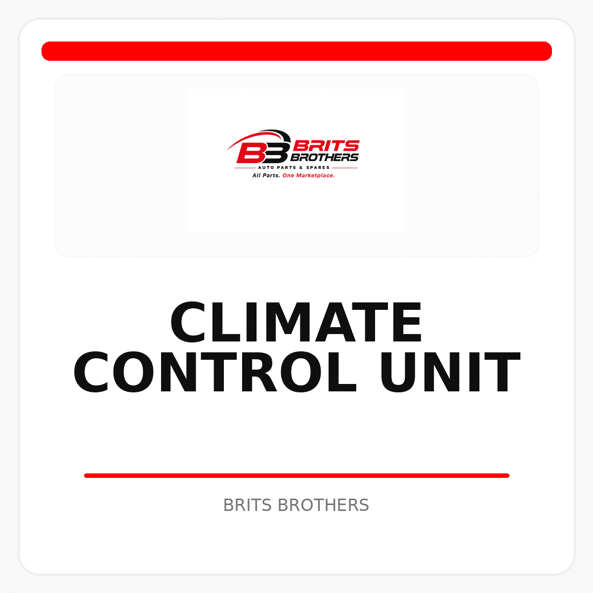 Climate Control Unit