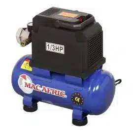Mac AFRIC 6 Litre 250 W 1 3 Hp 230 V Oil Free Air Compressor auto part product photo