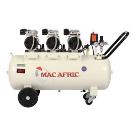 Mac AFRIC Pro 100L 1800W Oil Free Silent Compressor 8bar auto part product photo