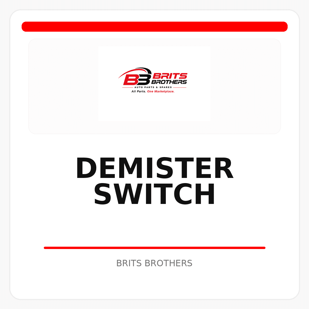 Demister Switch