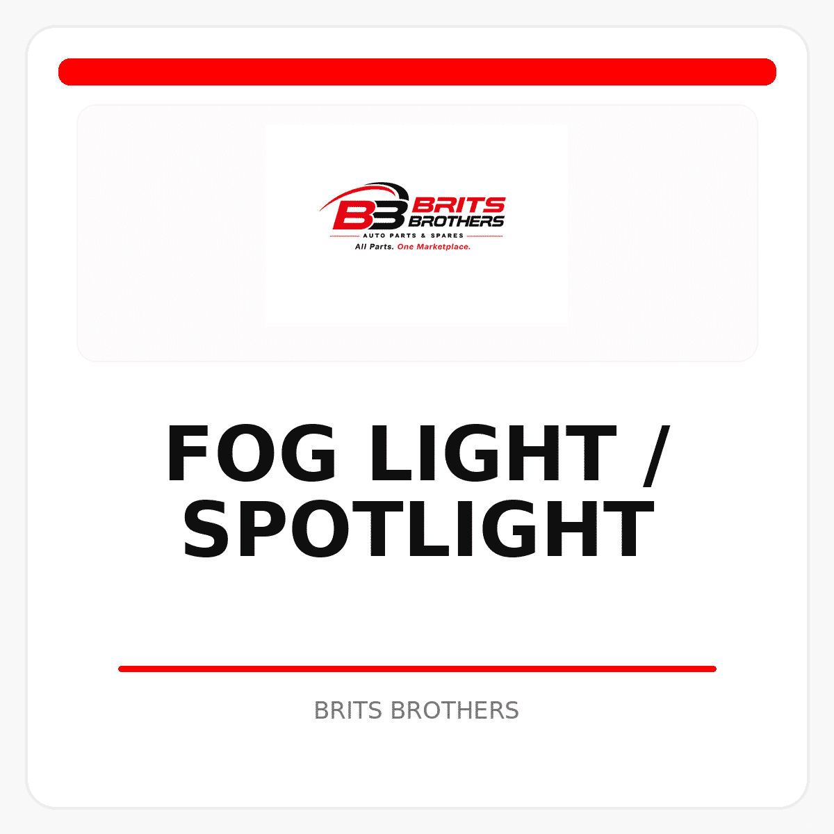 Fog Light / SpotLight
