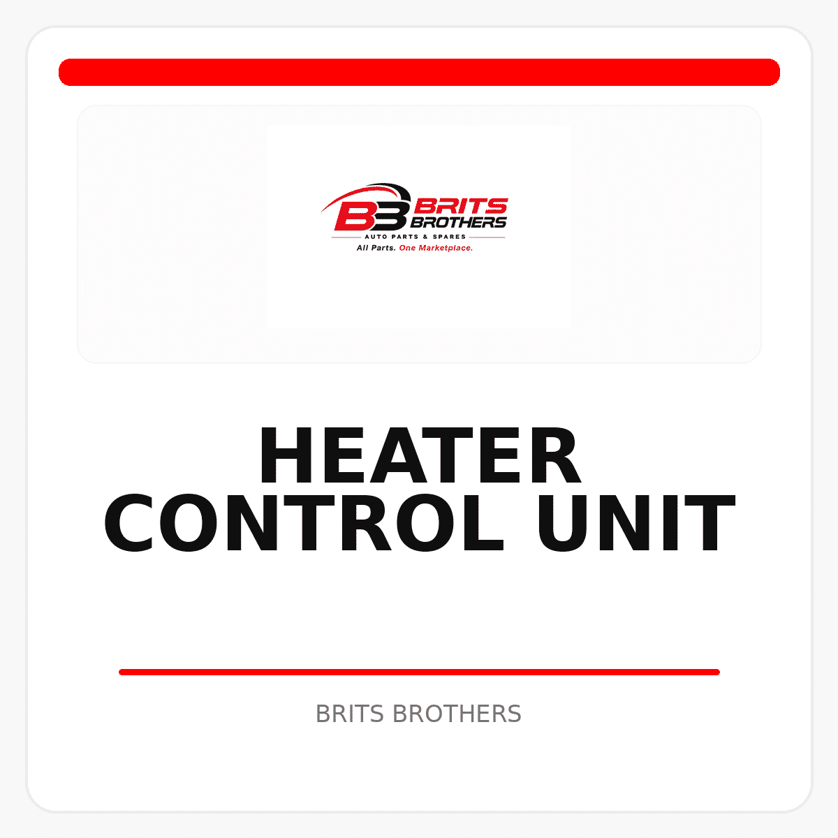 Heater Control Unit