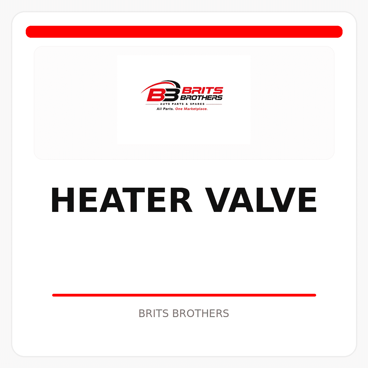Heater Valve