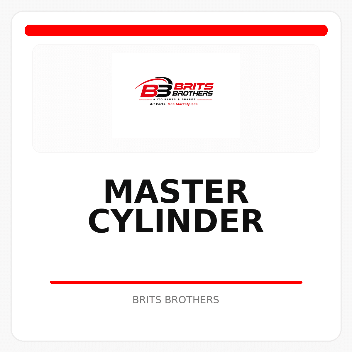 Master Cylinder