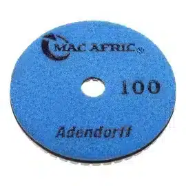 Mac AFRIC 4″3mm 100# Resin Polishing Pad Dry Concrete auto part product photo