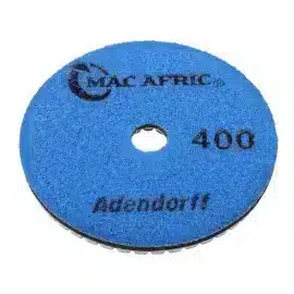 Mac AFRIC 4″3mm 400# Resin Polishing Pad Dry Concrete auto part product photo