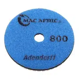 Mac AFRIC 4″3mm 800# Resin Polishing Pad Dry Concrete auto part product photo
