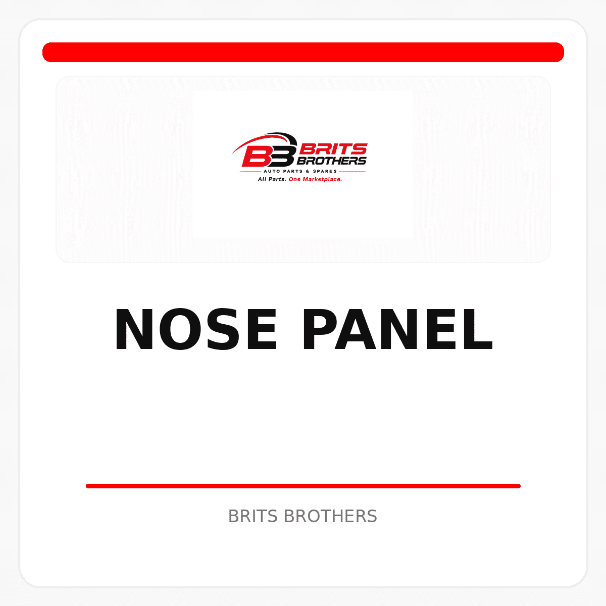 Nose Panel