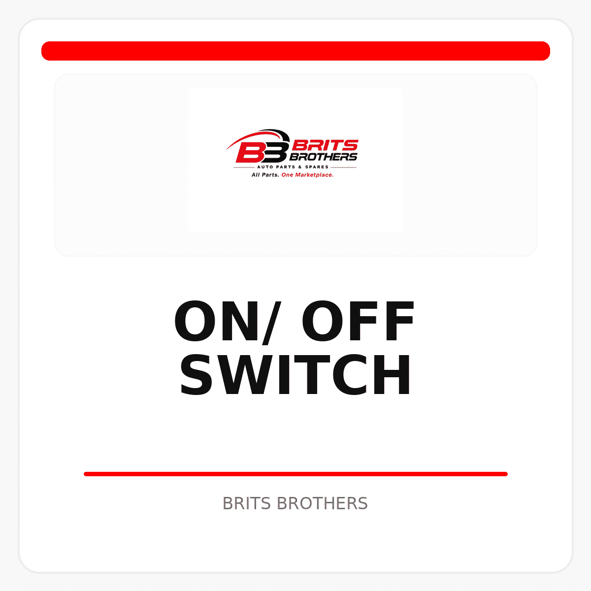 On/ Off Switch