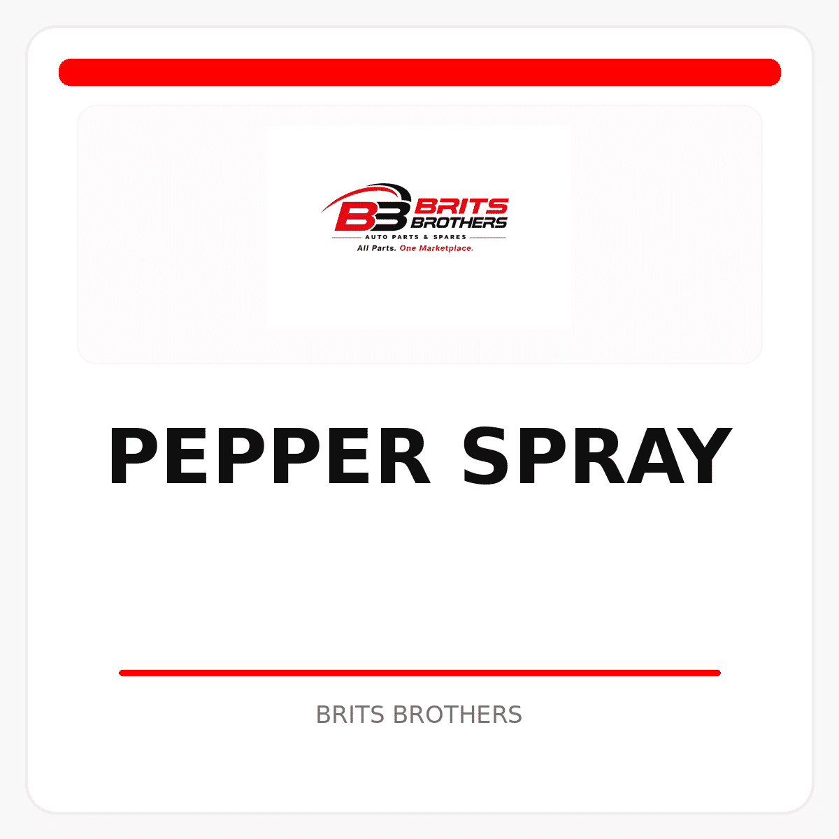 Pepper Spray