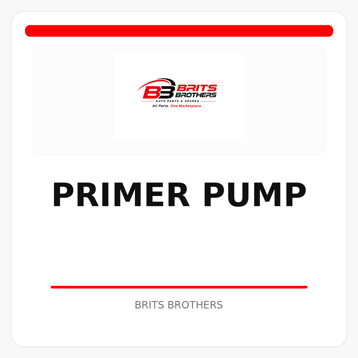 Primer Pump