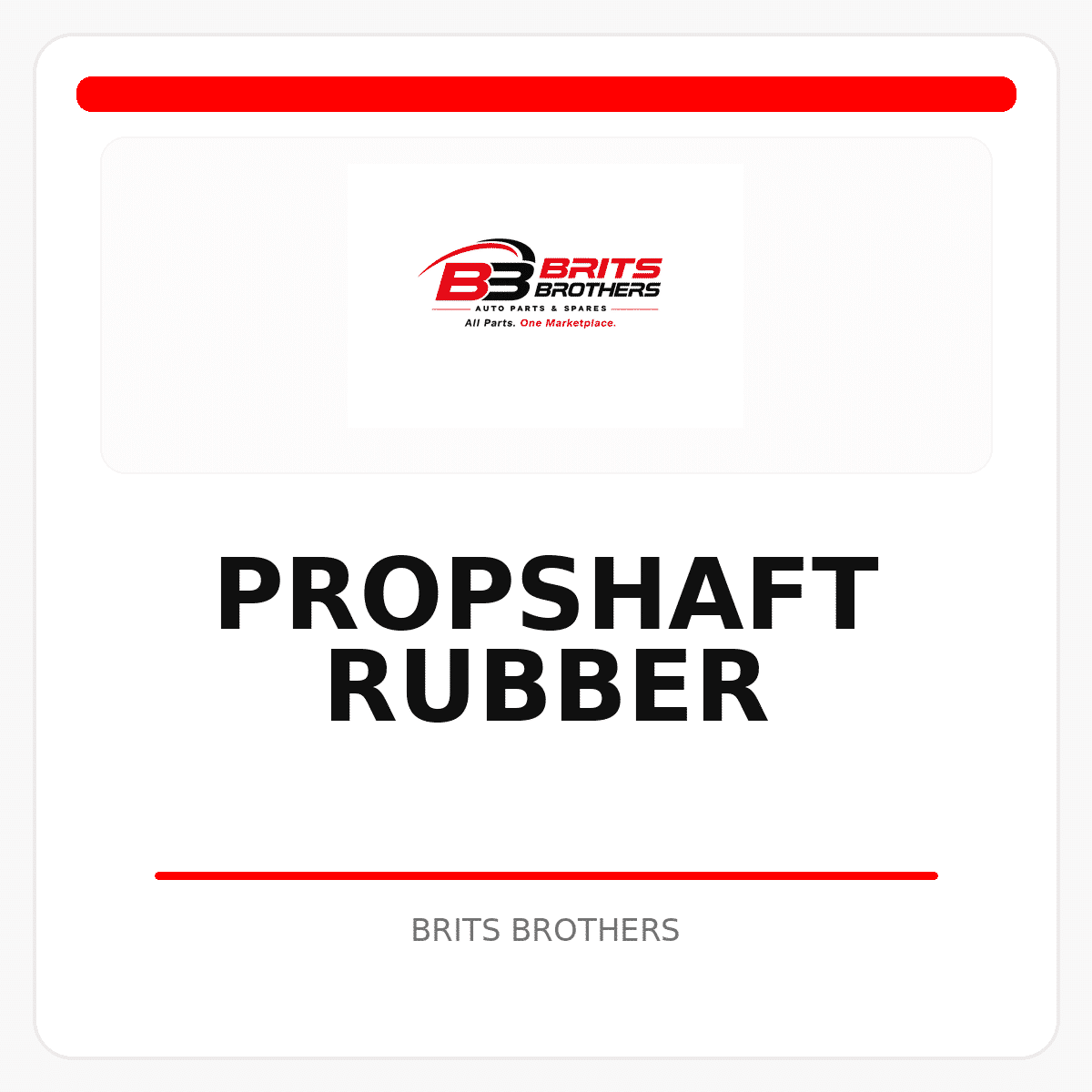 Propshaft Rubber