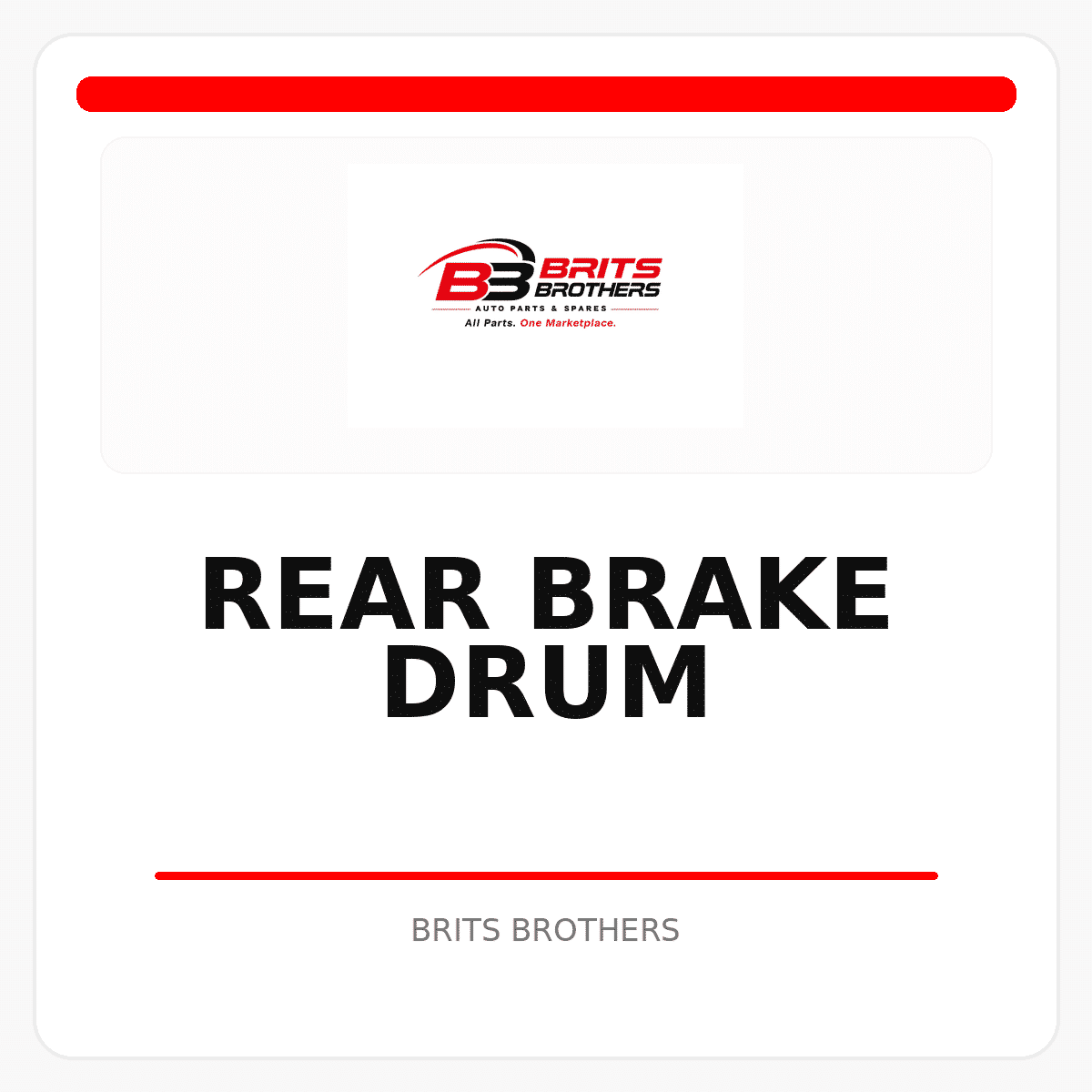 Rear Brake Drum