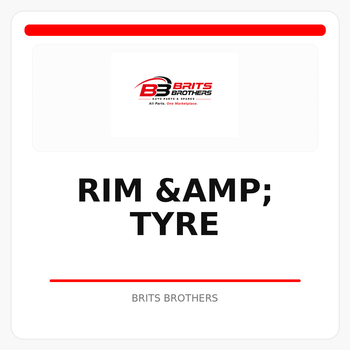 Rim & Tyre