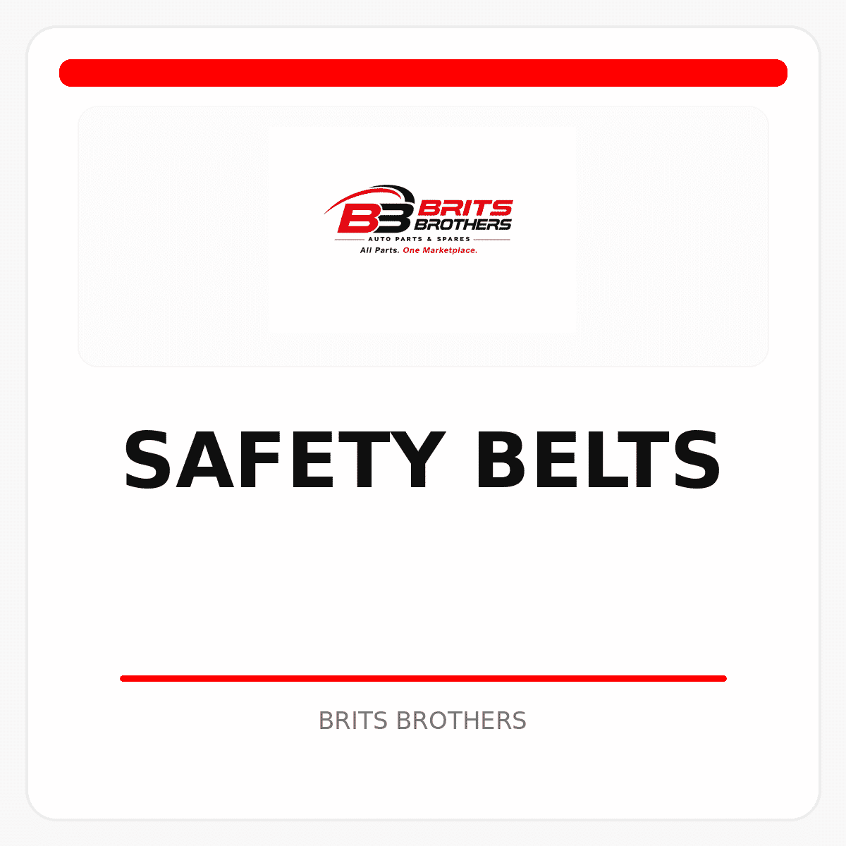 Safety belts