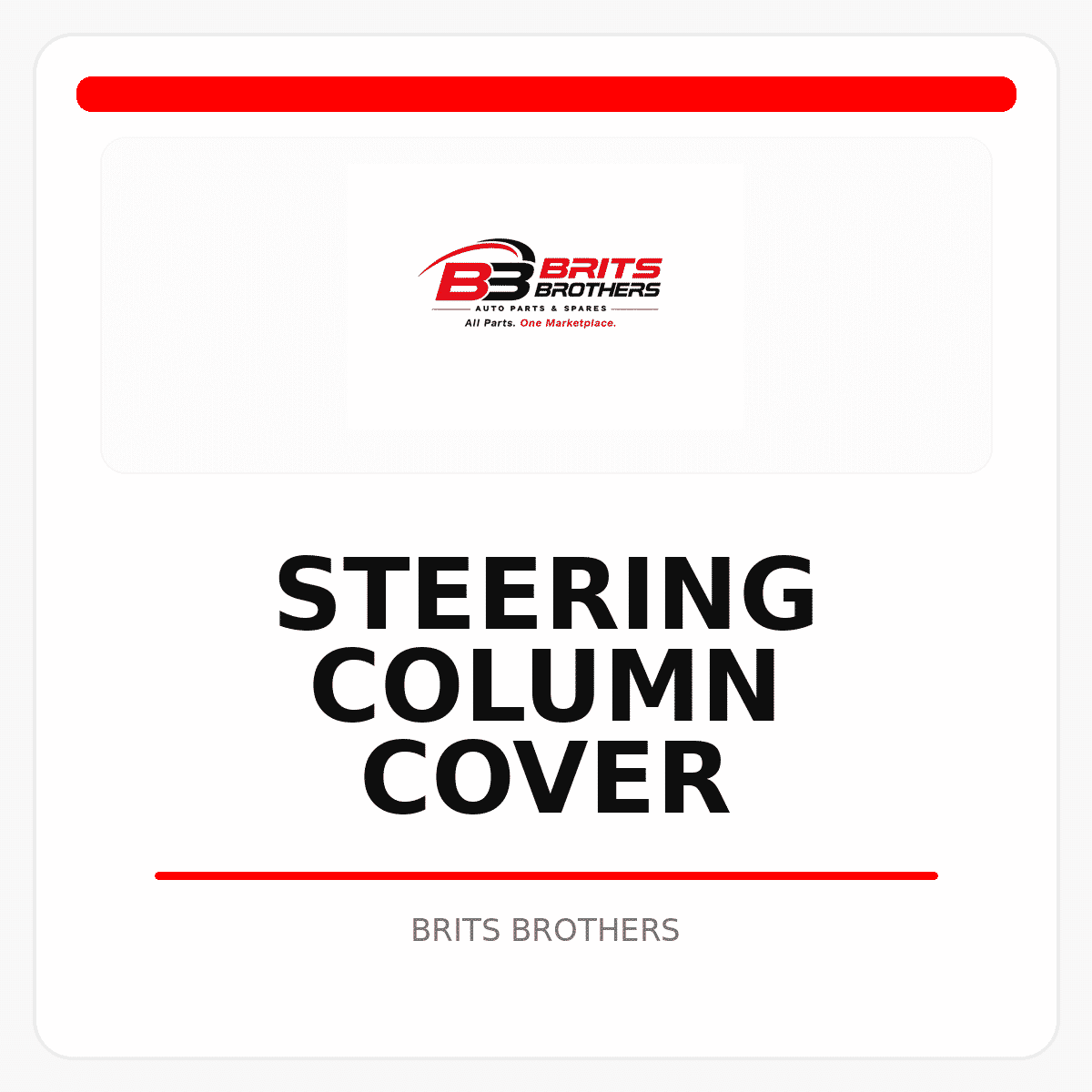 Steering Column Cover