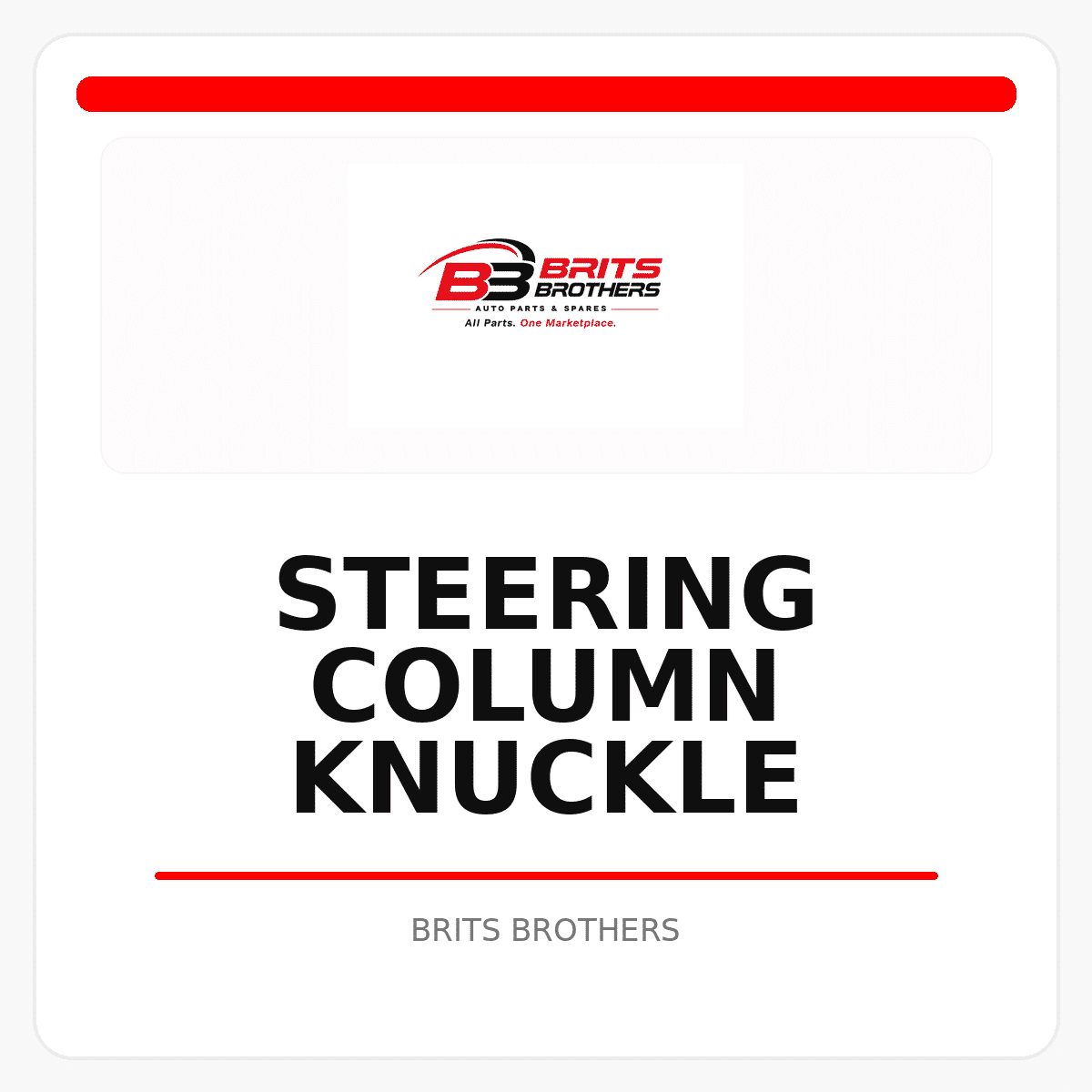 Steering Column Knuckle