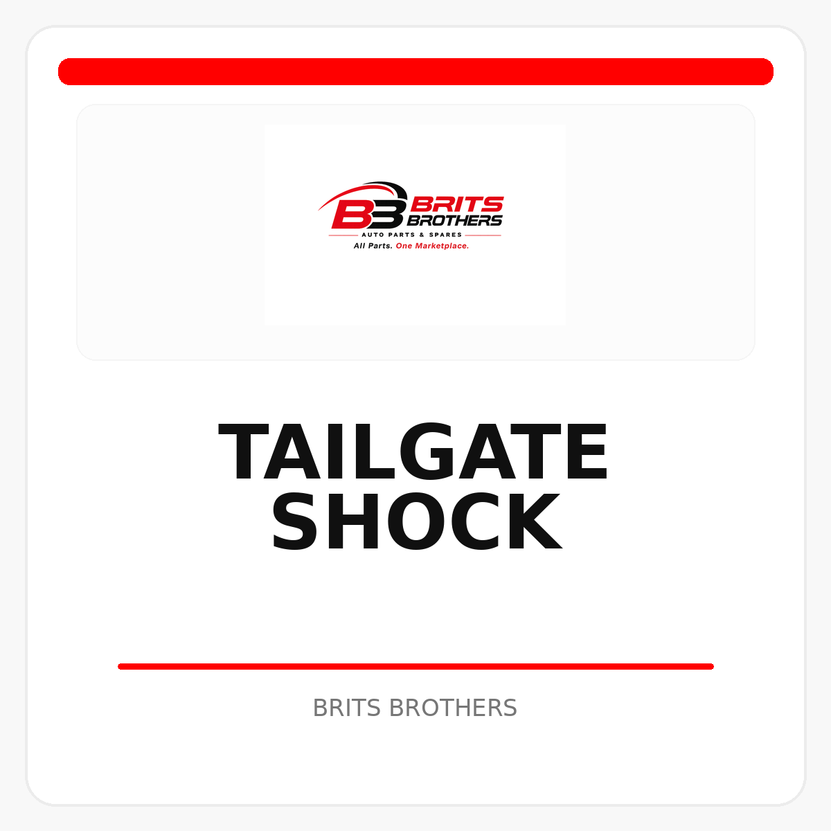 Tailgate Shock