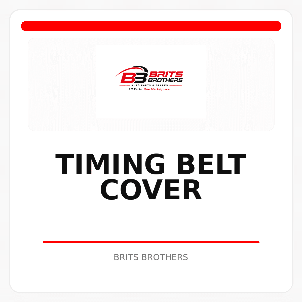 Timing Belt Cover