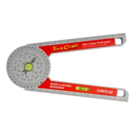 Tork Craft 150mm Mitre Saw Level Protractor auto part product photo