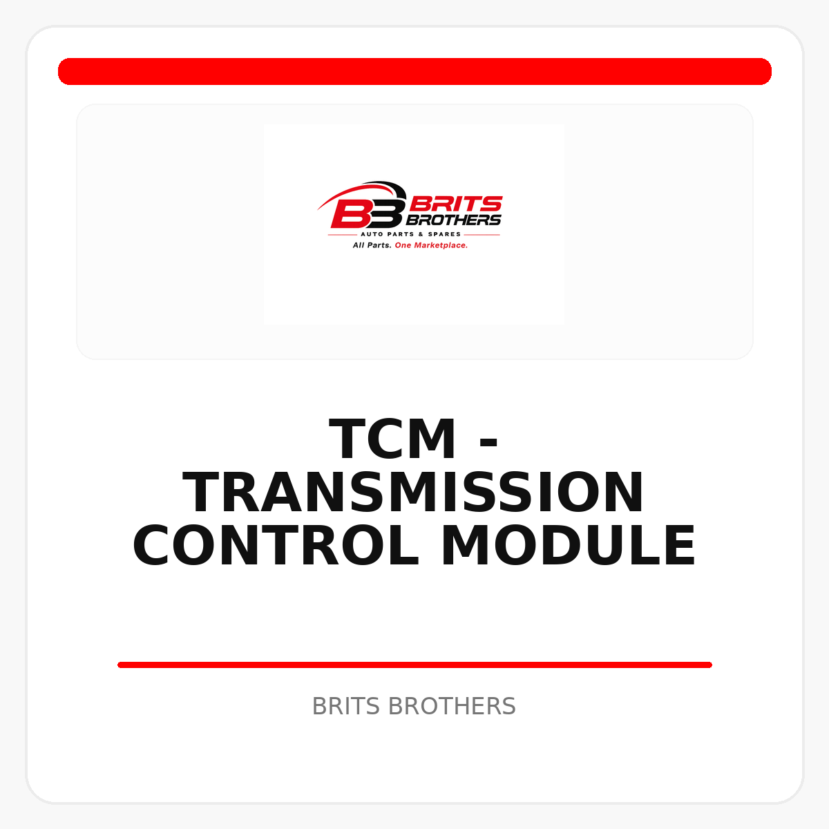TCM - Transmission Control Module