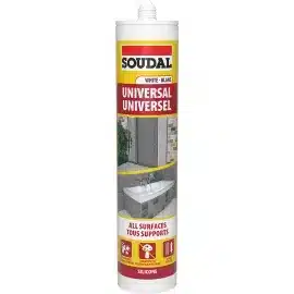 270ml Soudal White Univ Silicone auto part product photo