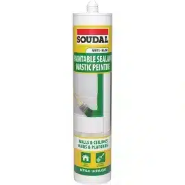 270 Ml Soudal White Paintable Sealant auto part product photo