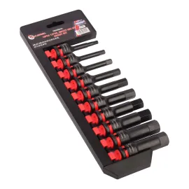 Mac AFRIC 10pcs 1 2″ Dr Impact Hex Bit Socket Set auto part product photo